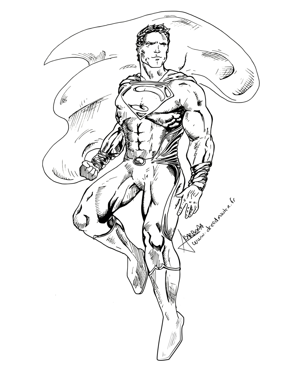 1024x1275 Wip Man Of Steel Flight By Dreed 06
