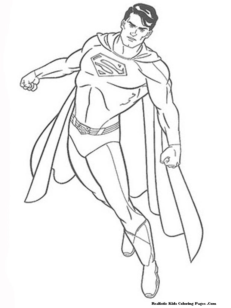 768x1024 Coloring pages Man Of Steel Coloring Pages Realistic Coloring