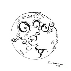 300x300 Man On The Moon Drawings Fine Art America