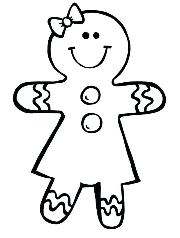 618x815 Person Outline Coloring Page Gingerbread Girl Coloring Pages A Man