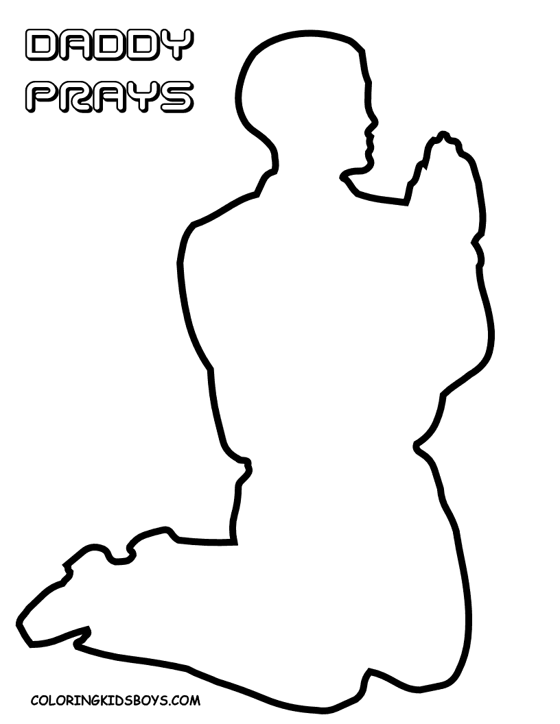 816x1056 Children Praying Coloring Page Clipart Panda