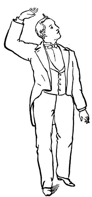 300x640 Man Standing Clipart Etc