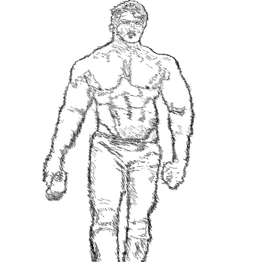 894x894 Walking Down The Street By Rat61