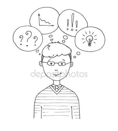 404x449 Young Man Glasses. The Guy Speech Balloons