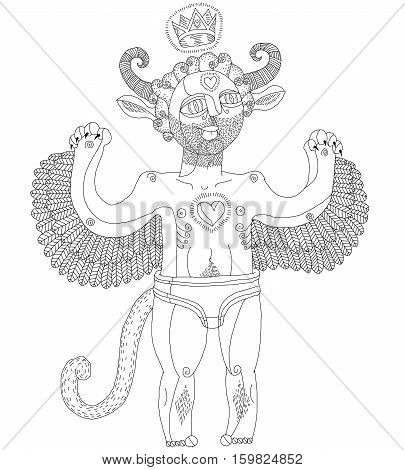 405x470 Vector Hand Drawn Graphic Vector Amp Photo Bigstock