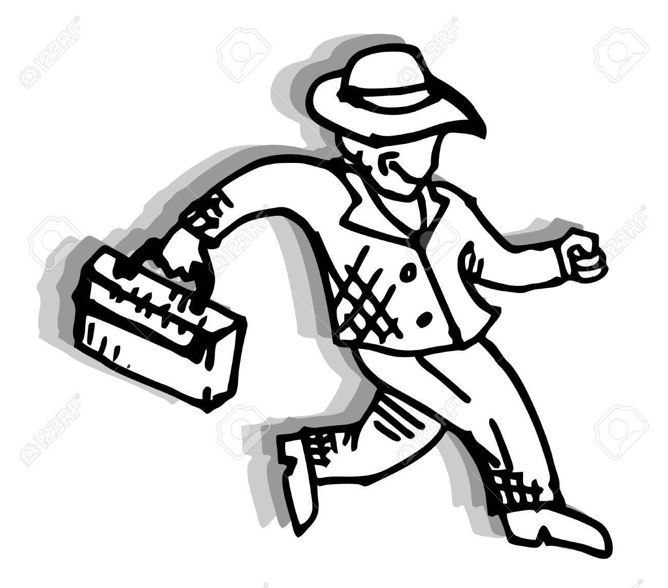 1300x1144 Manager Draw Royalty Free Cliparts, Vectors, And Stock