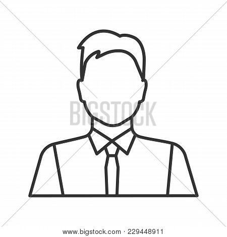 450x470 Office Worker Linear Icon. Party Vector Amp Photo Bigstock