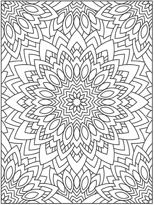 Mandala Art Drawing at GetDrawings | Free download