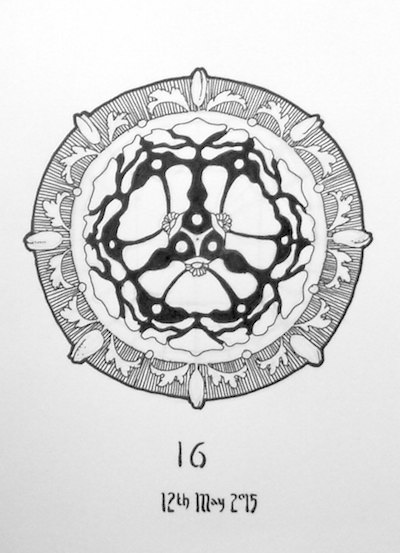400x553 May Drawing Practice Mandalas