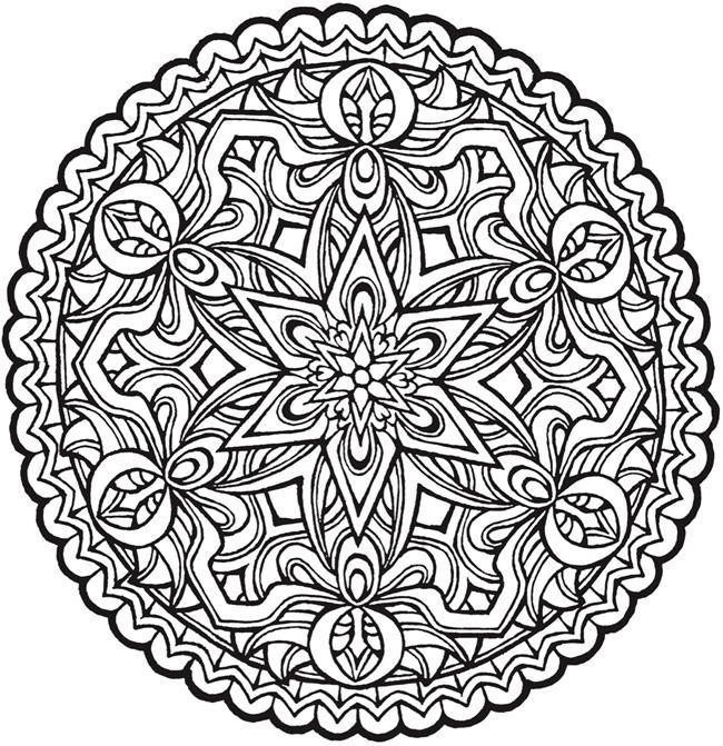 650x671 Unique Mandalas Coloring Pages 70 For Coloring Pages Online
