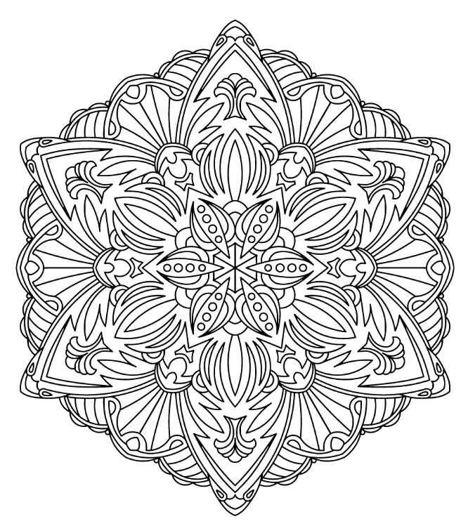 666x749 Pin By Sherrilldavidson On Mandalas Mandala