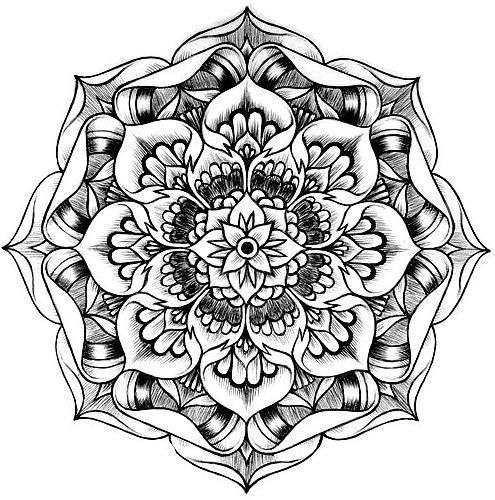 495x500 Therapeutic Coloring Pages