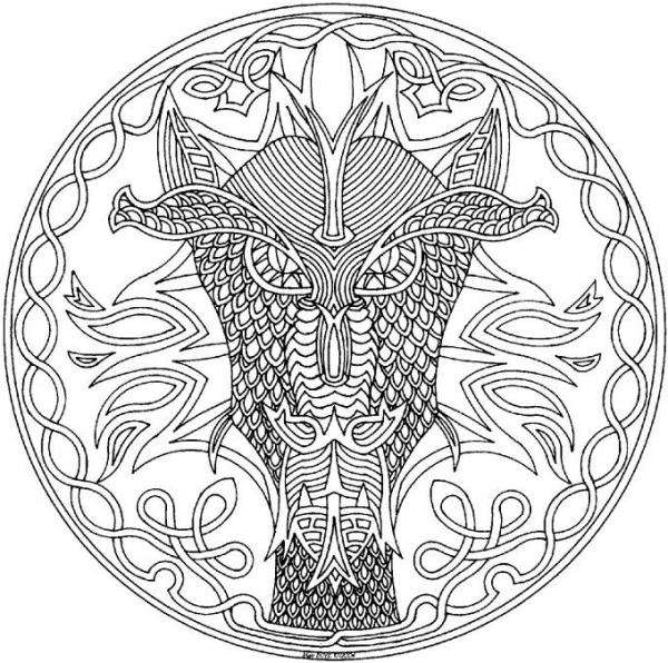 600x596 Animals Mandalas