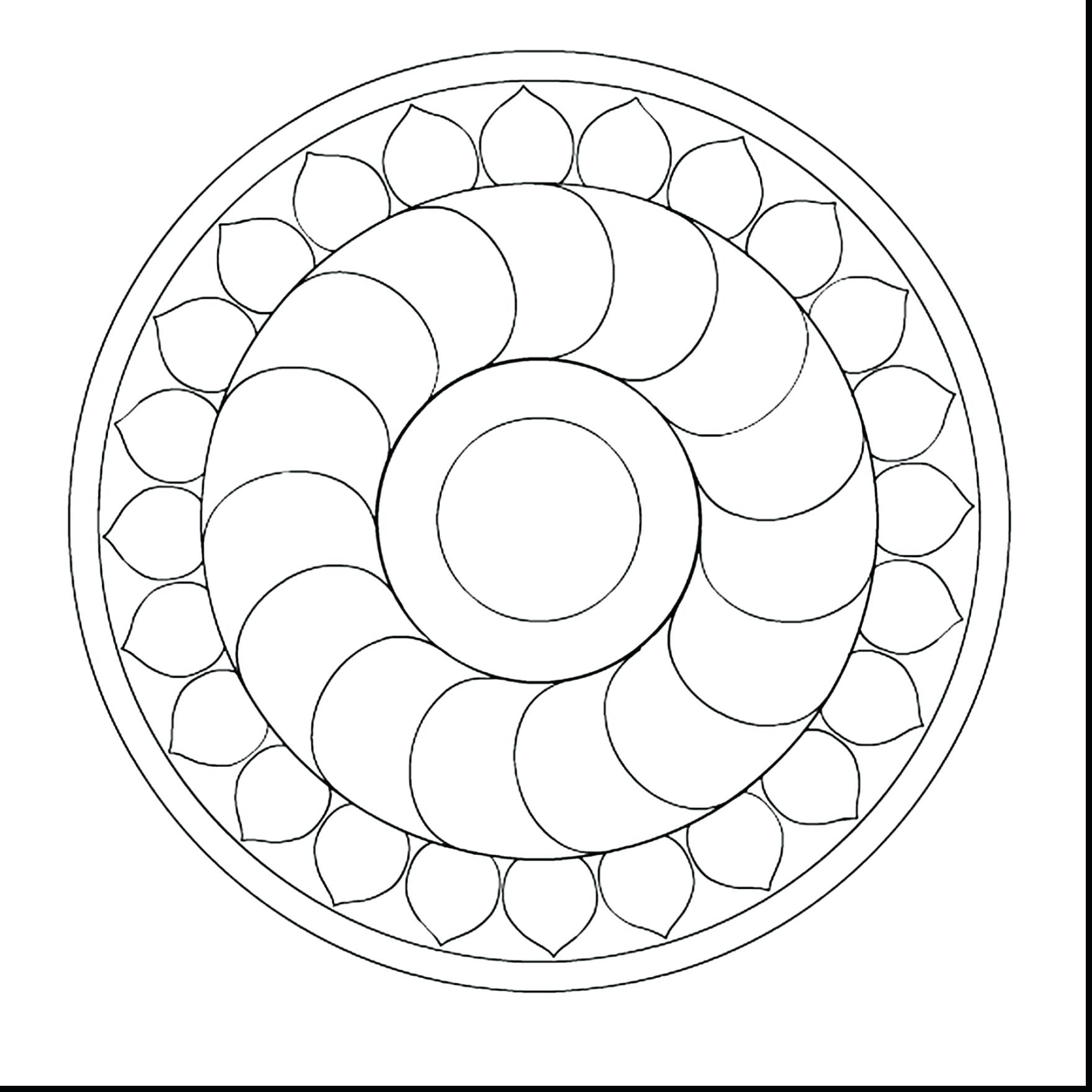 1760x1760 Easy Mandala Coloring Pages Free Draw To Color