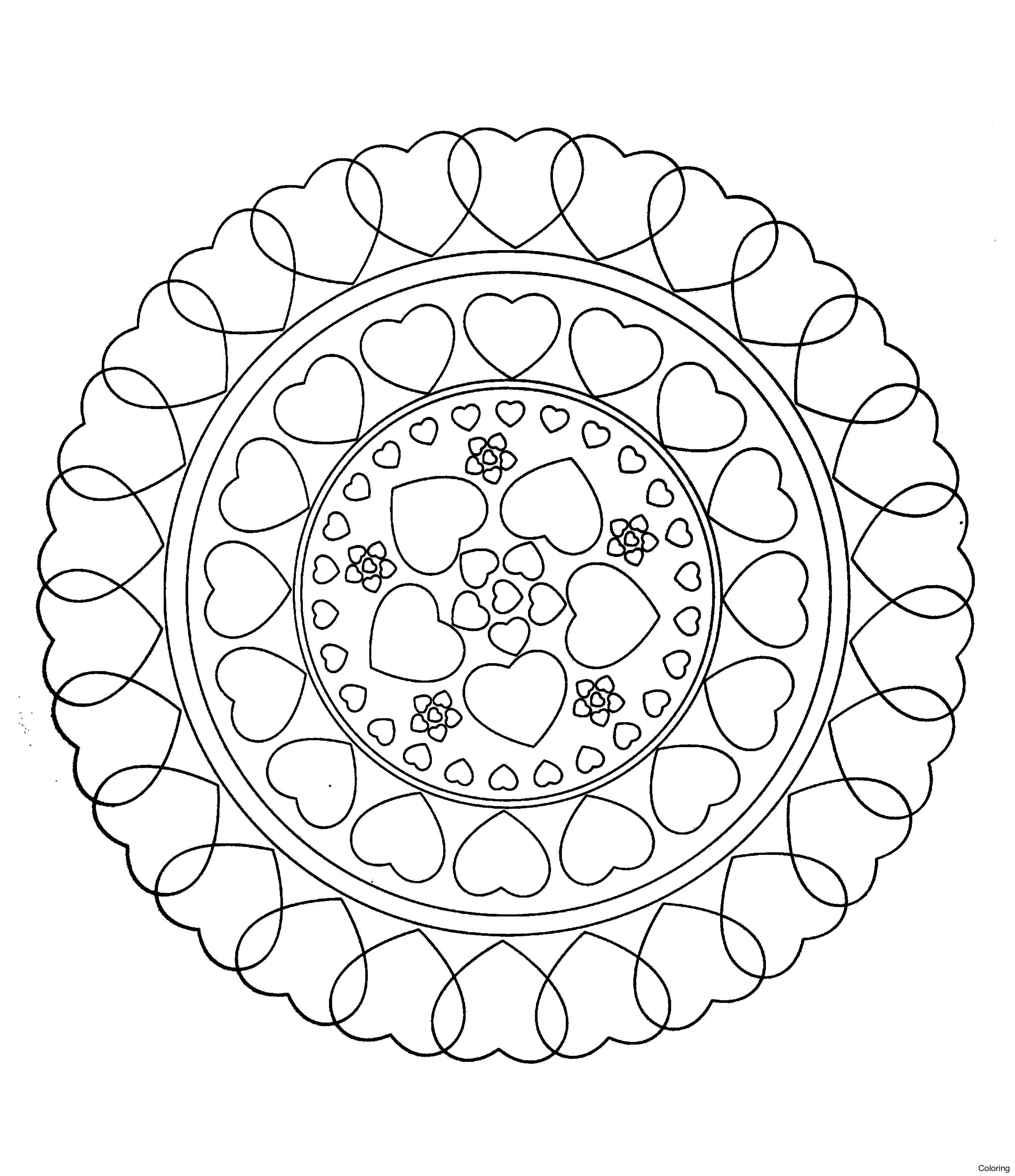 2045x2369 Easy Mandalas To Color How Draw A Mandala With Free Coloring Pages