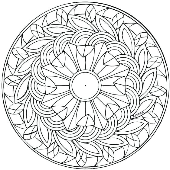 562x563 Free Mandala Coloring Pages Gorgeous Free Printable Adult Coloring