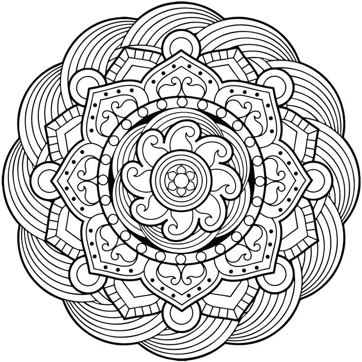 736x736 Mandala Coloring Pages For Adults Coloring Book Colors A Mandala