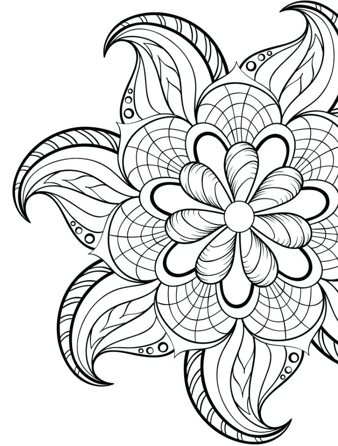 688x908 Printable Coloring Mandalas Kindled Love Mandala Coloring Page By