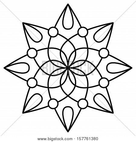 450x470 Simple Mandala Flower Design Vector Amp Photo Bigstock