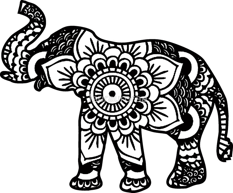 Mandala Elephant Drawing at GetDrawings | Free download