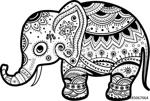 500x336 Decorated Indian Elephant