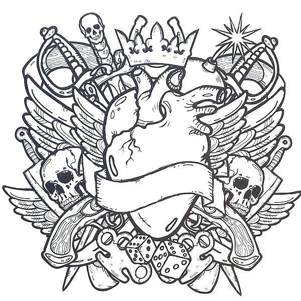 600x600 Top Rated Tattoo Coloring Pages Images Tattoo Coloring Book