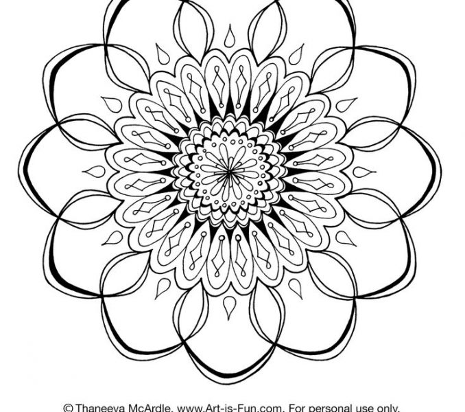 678x600 Fun Designs To Color 27 Best Vritys Images On Mandalas