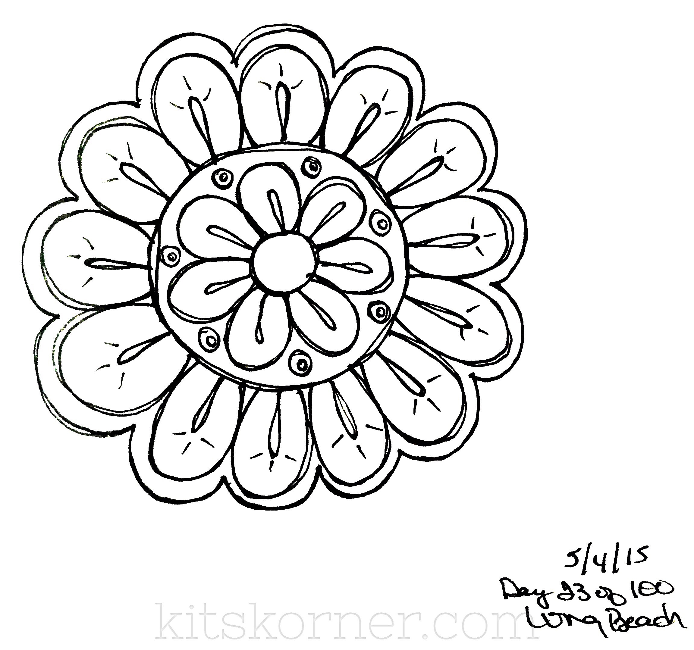 2303x2158 Sketchbook 100 Mandalas Challenge Week 4