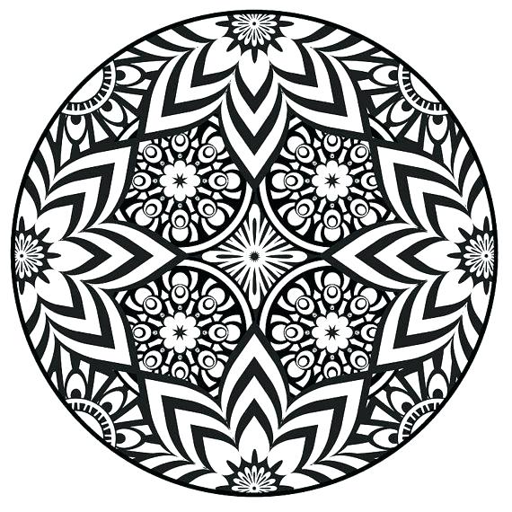 570x570 Free Printable Mandala Coloring Pages Mandala Coloring Pages