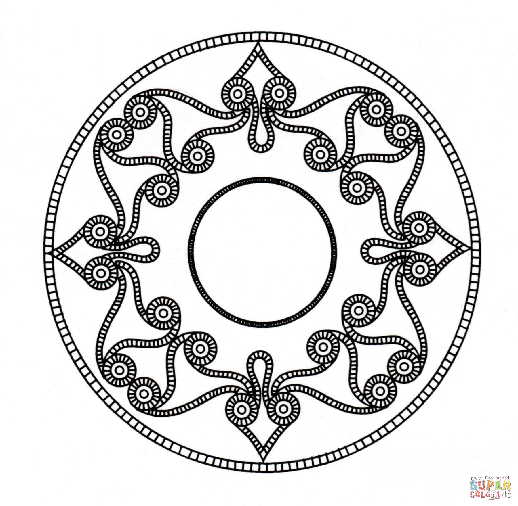 1800x1760 Celtic Mandala Coloring Page Free Printable Coloring Pages