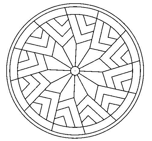 505x470 Color Online With This Game To Color Mandalas Coloring Pages