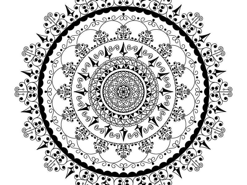 800x600 Mandala By Jason Rain