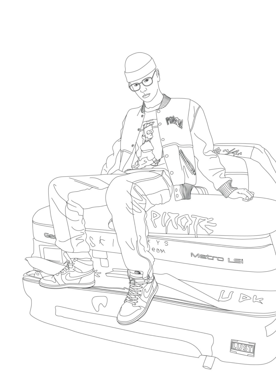 935x1322 Cape Town Graphic Designer Jade Ayla Shares Quirky Avatars