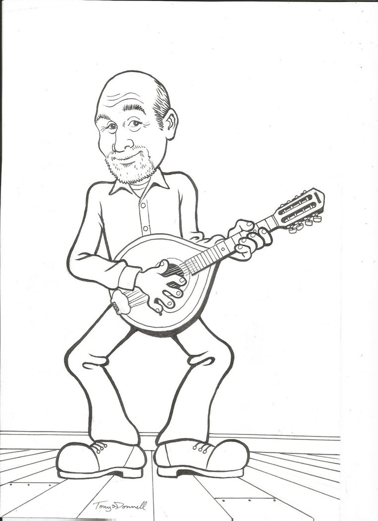 762x1048 Mandolin Player By Ga Ren