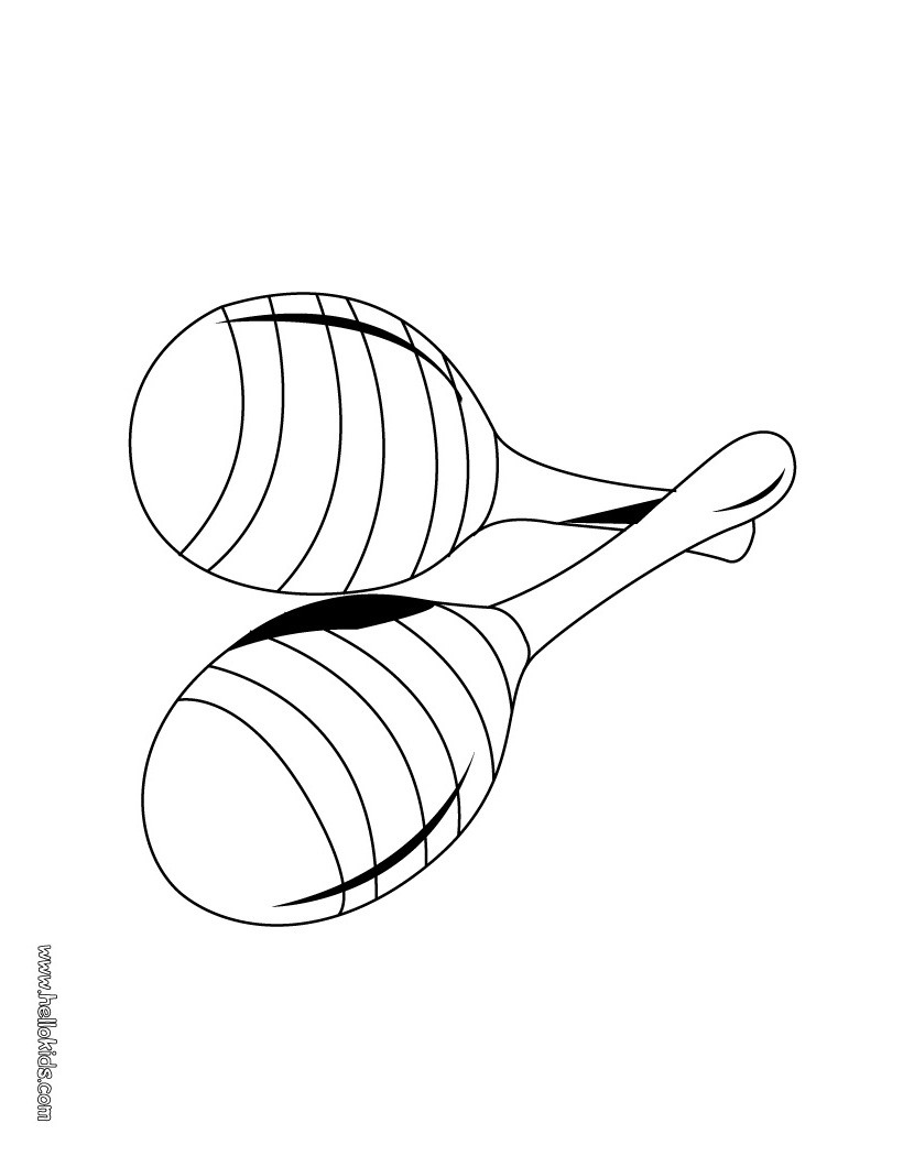 820x1060 Mandolin Coloring Pages