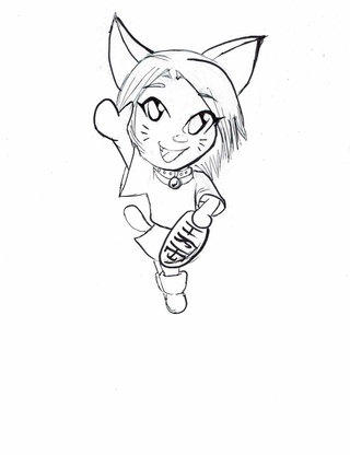 320x416 Manekineko Drawings On Paigeeworld. Pictures Of Manekineko