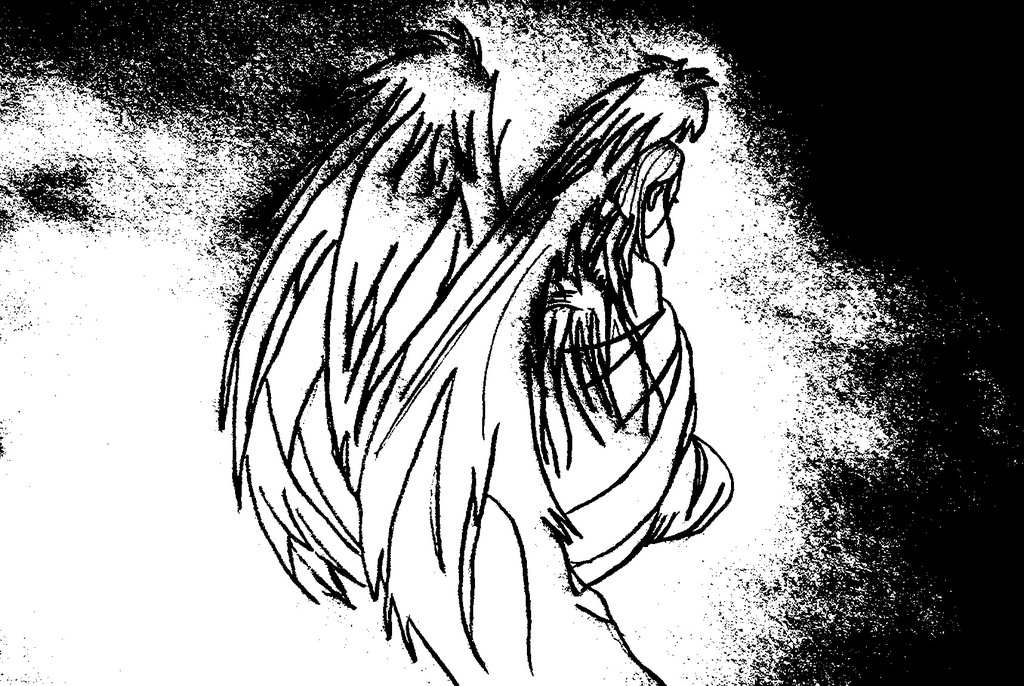 1024x686 Anime Cute Angel Manga Style By Miriam77cissy