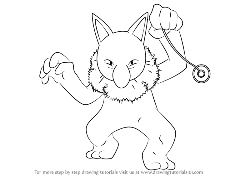 800x565 Learn How To Draw Hypno From Pokemon (Pokemon) Step By Step