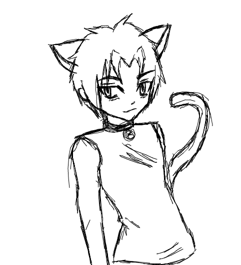 482x529 Anime Cat Boy By T3rr1