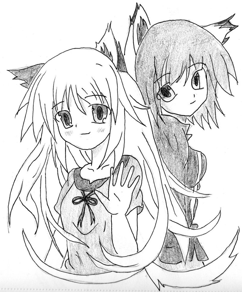 814x982 Anime Cat Girls By Flashthetv