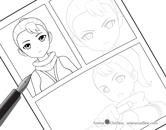 675x530 8 Steps To Make Your Own Manga Or Comic Book Anime Outline