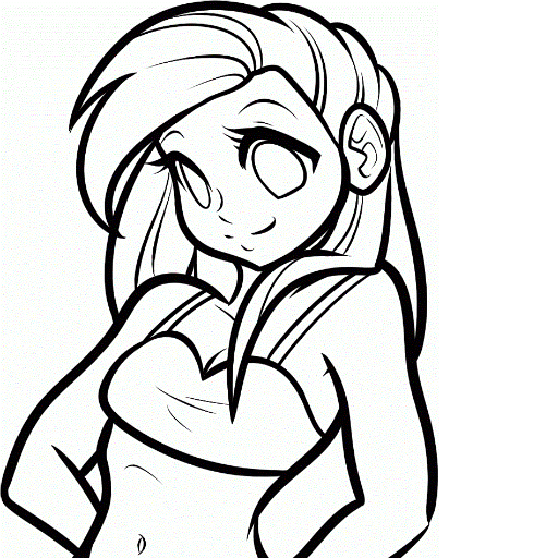 512x512 Easy To Draw Manga Girl Easy To Draw Anime Girl