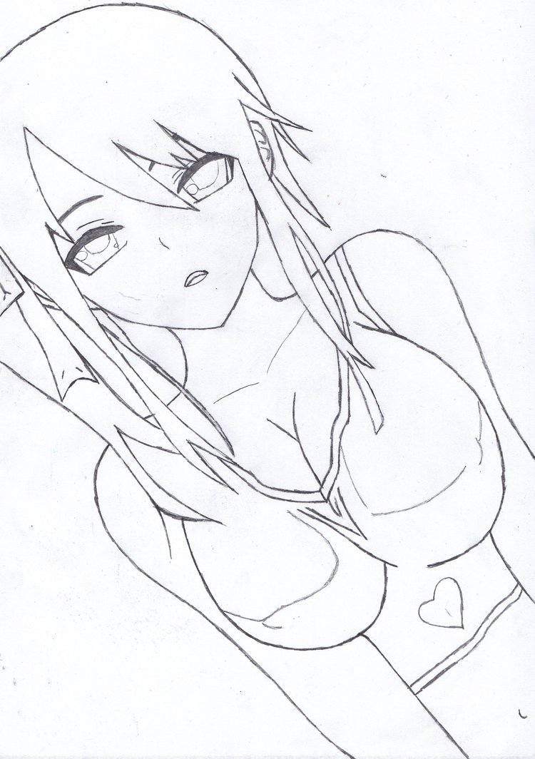 750x1064 Manga Girl Drawing By Me By Naruxhinata