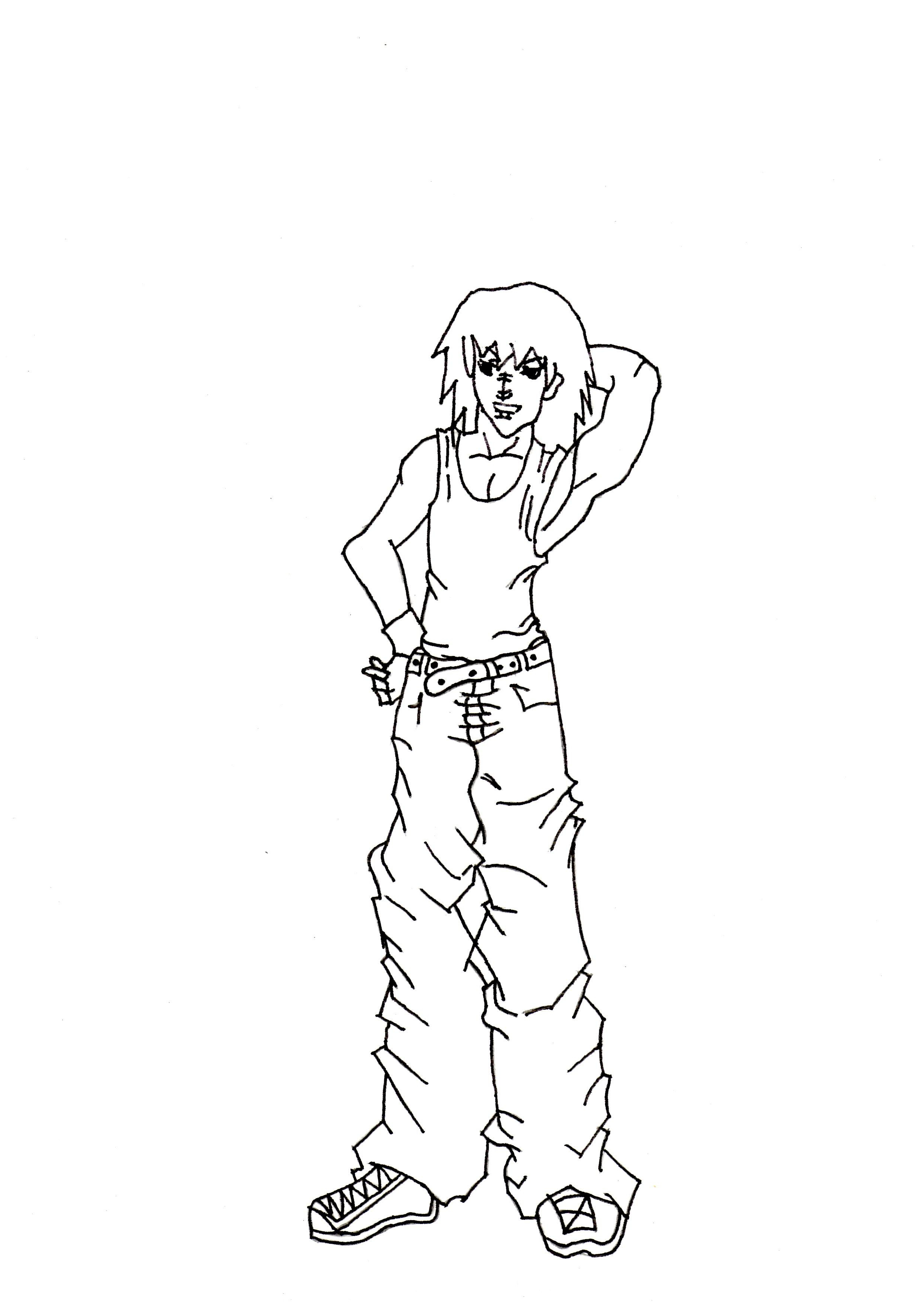 2477x3500 Step Drawing Anime Boy Cool Full Body Drawn Manga Guy Drawing