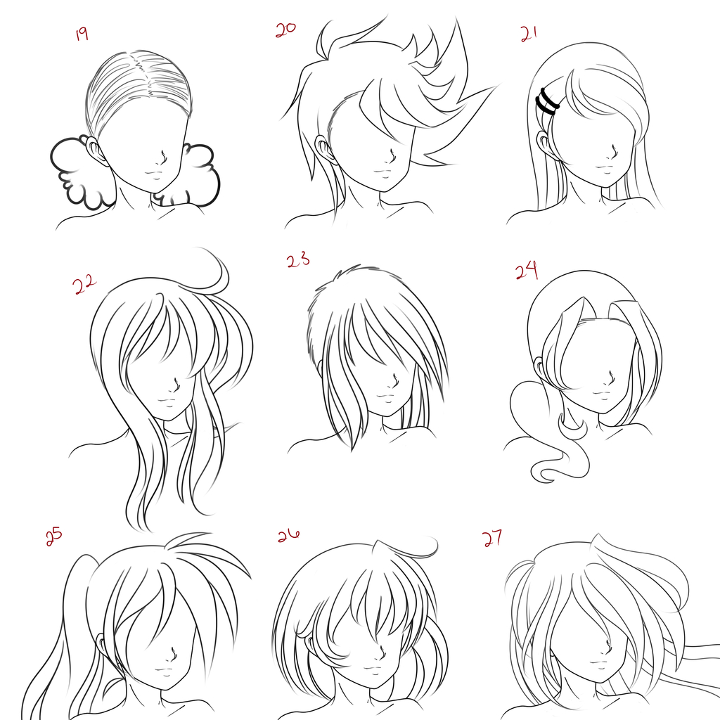 1024x1024 Drawing Anime Girl Hair Johnnybro39s How To Draw Manga How To Draw
