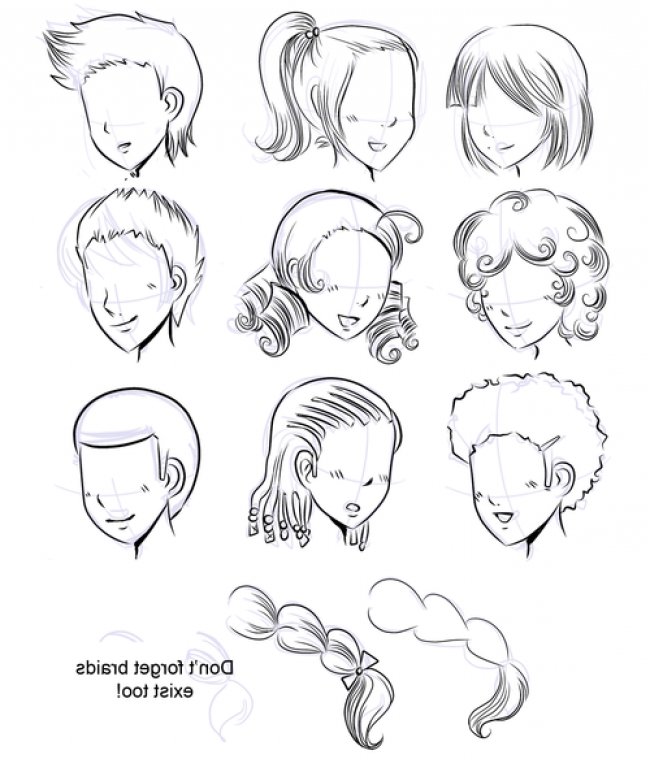 650x759 How To Draw Manga How To Draw Manga Hair In How To Draw Straight
