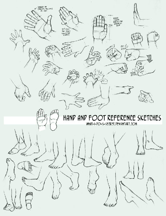 530x691 Hand And Foot Reference Art Tutorial
