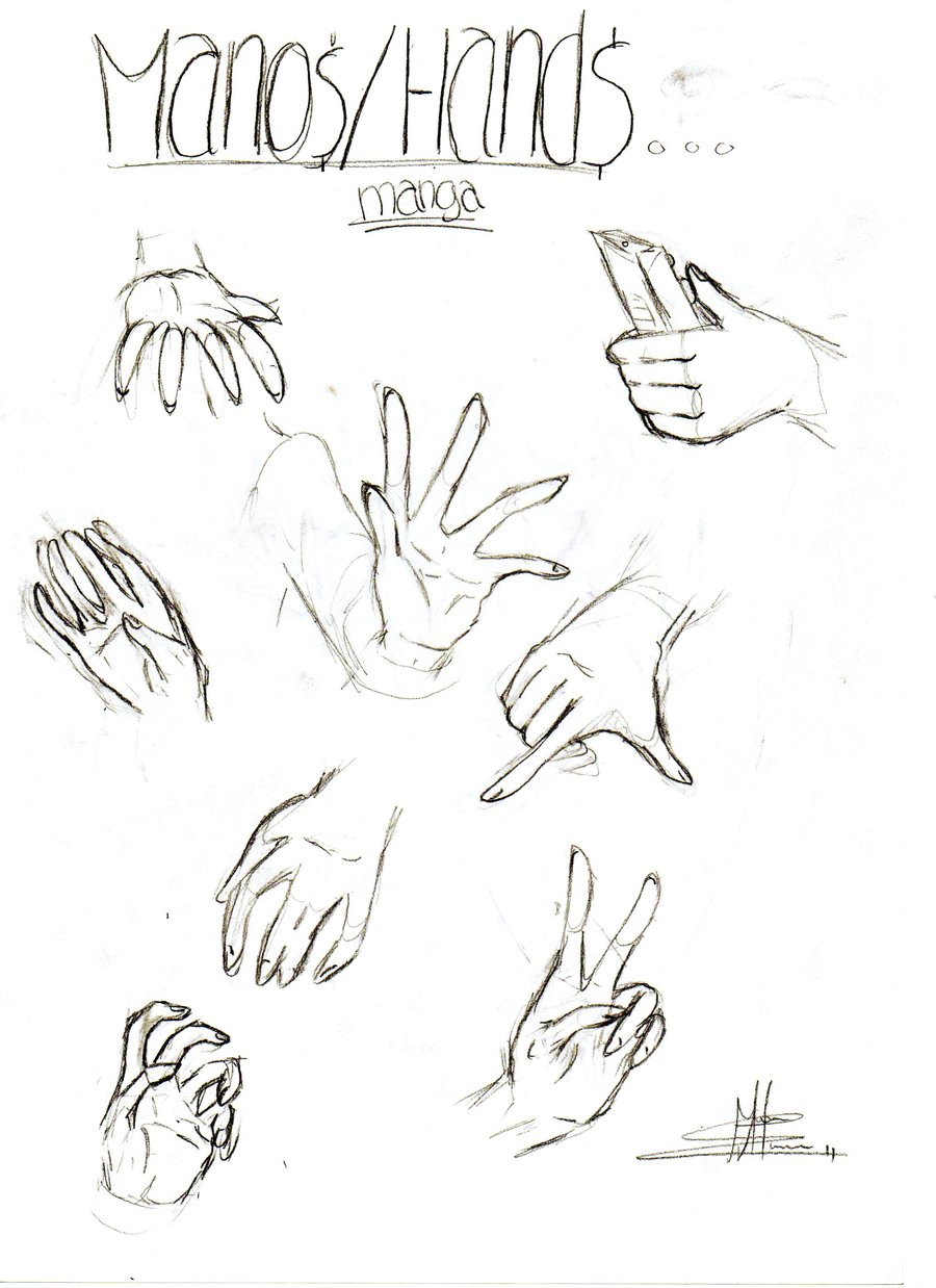 900x1238 Manga Hands By Neywa