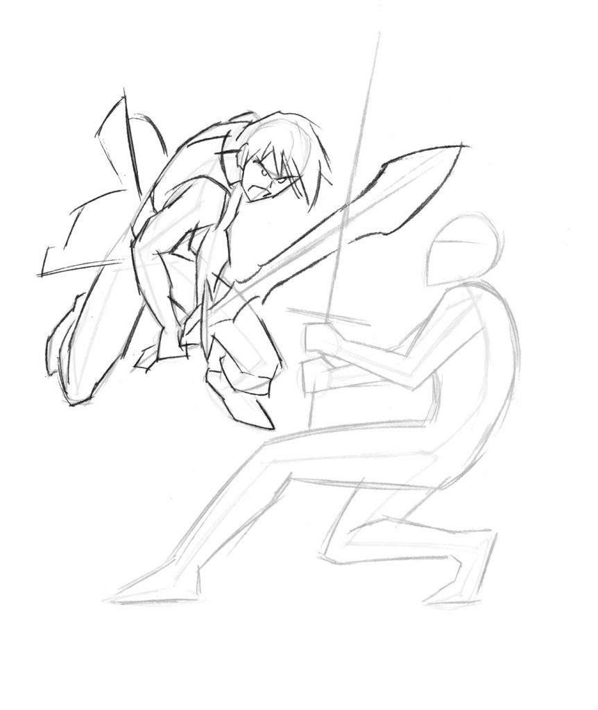 862x1024 Mastering Manga 3 How To Draw A Sword Fight