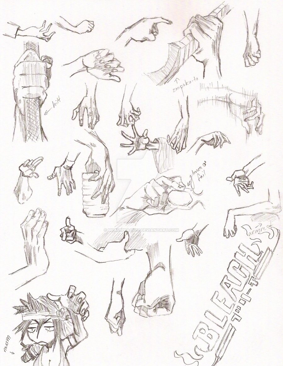 900x1165 Bleach Hand Reference Page 5 By Momopeach32